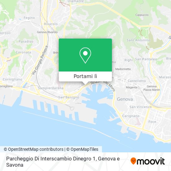 Mappa Parcheggio Di Interscambio Dinegro 1