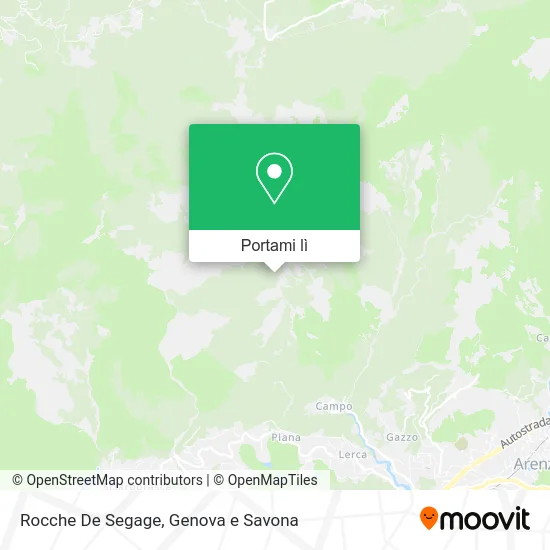 Mappa Rocche De Segage