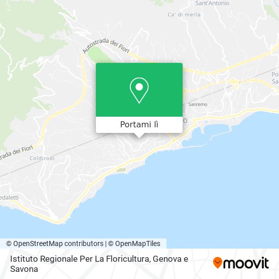 Mappa Istituto Regionale Per La Floricultura