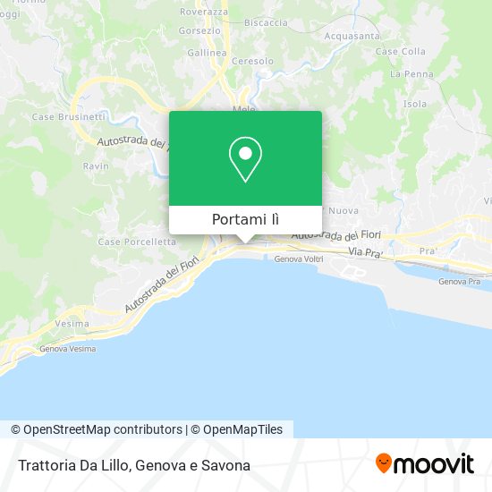 Mappa Trattoria Da Lillo