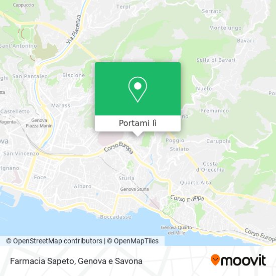 Mappa Farmacia Sapeto