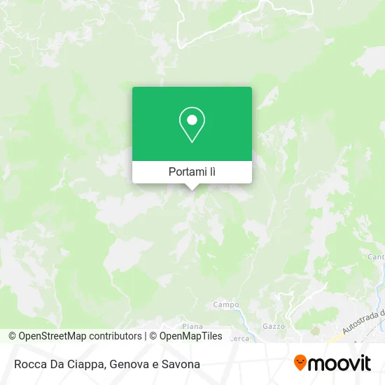 Mappa Rocca Da Ciappa
