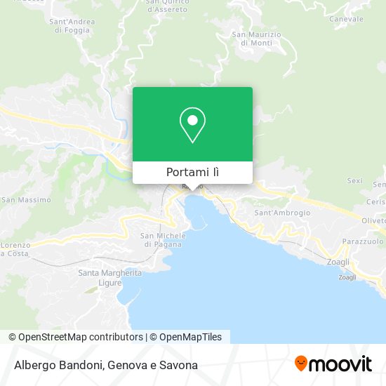 Mappa Albergo Bandoni