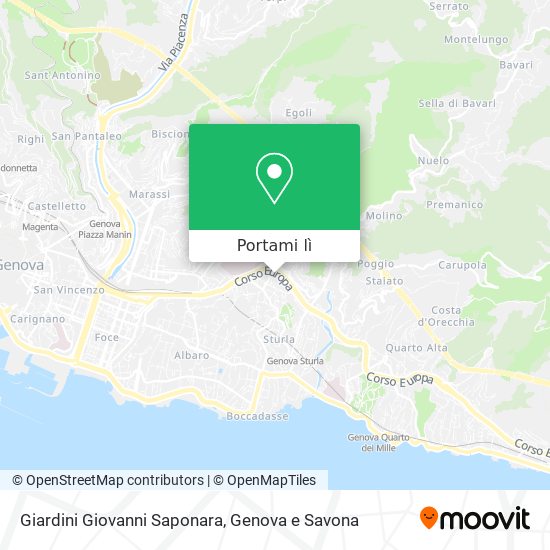 Mappa Giardini Giovanni Saponara