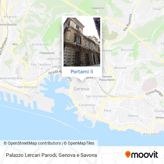 Mappa Palazzo Lercari Parodi