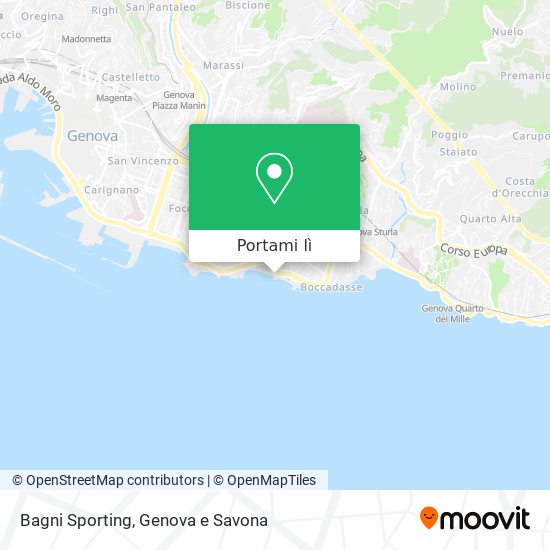 Mappa Bagni Sporting