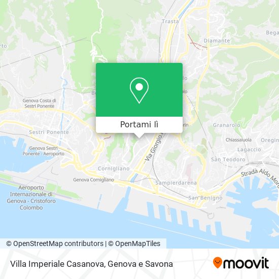 Mappa Villa Imperiale Casanova