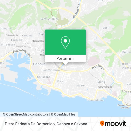 Mappa Pizza Farinata Da Domenico