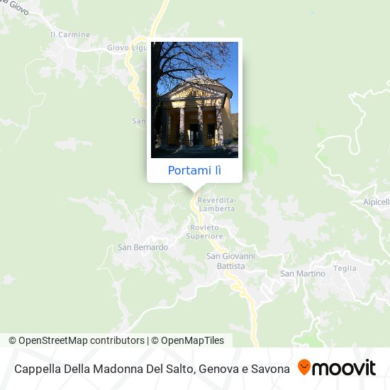 Mappa Cappella Della Madonna Del Salto