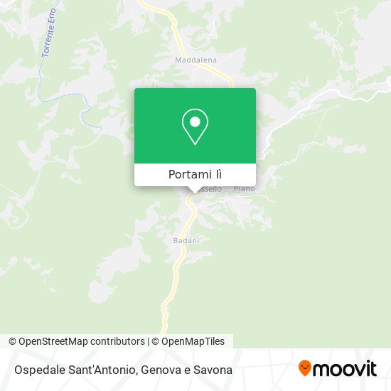 Mappa Ospedale Sant'Antonio