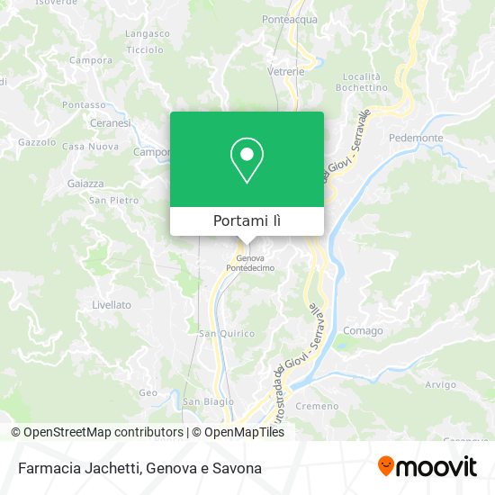 Mappa Farmacia Jachetti