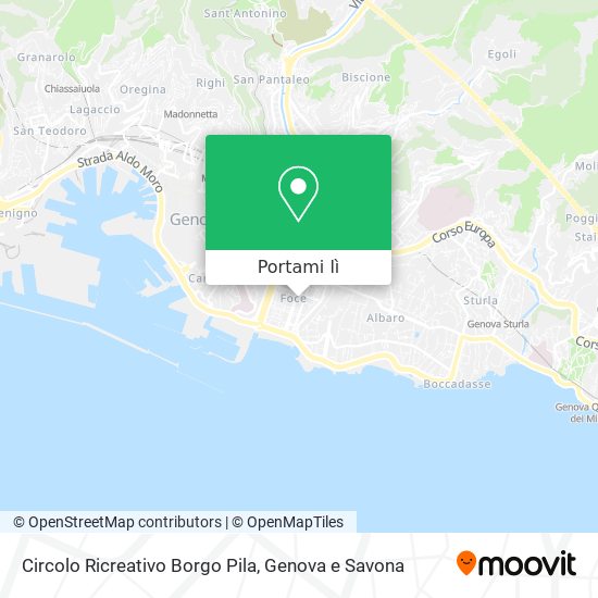 Mappa Circolo Ricreativo Borgo Pila