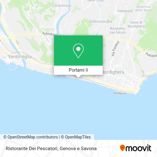 Mappa Ristorante Dei Pescatori