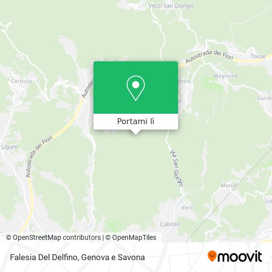 Mappa Falesia Del Delfino
