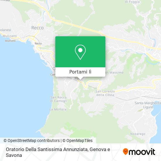 Mappa Oratorio Della Santissima Annunziata