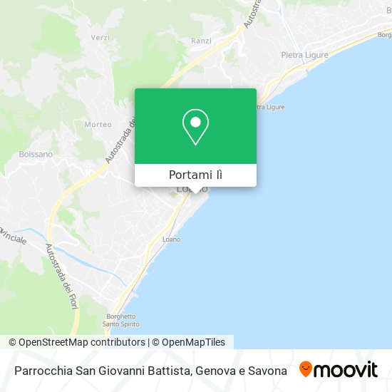 Mappa Parrocchia San Giovanni Battista