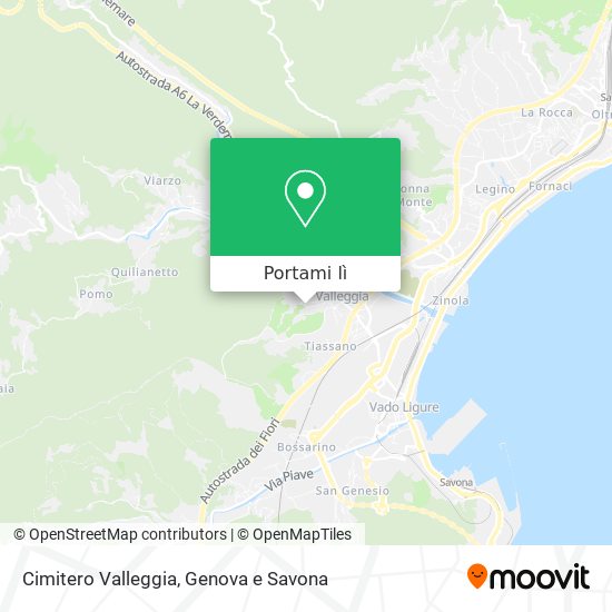 Mappa Cimitero Valleggia