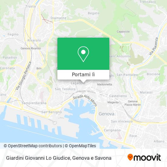 Mappa Giardini Giovanni Lo Giudice