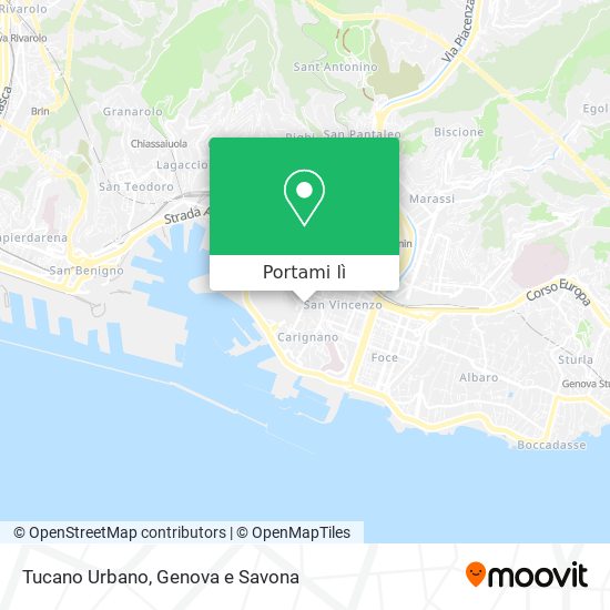 Mappa Tucano Urbano