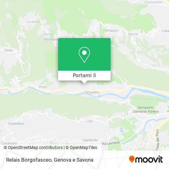 Mappa Relais Borgofasceo