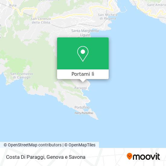 Mappa Costa Di Paraggi