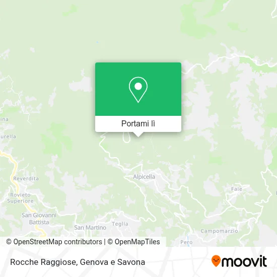 Mappa Rocche Raggiose
