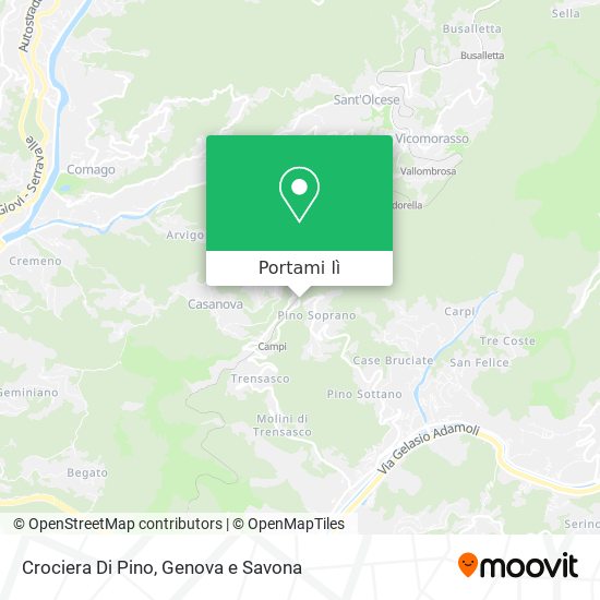 Mappa Crociera Di Pino