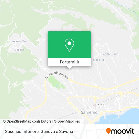 Mappa Suseneo Inferiore