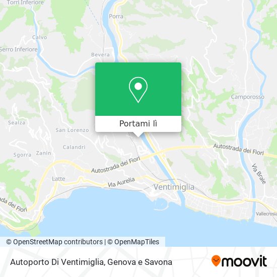 Mappa Autoporto Di Ventimiglia