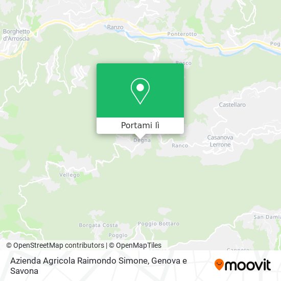Mappa Azienda Agricola Raimondo Simone