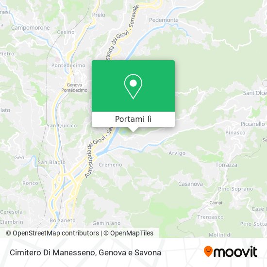 Mappa Cimitero Di Manesseno