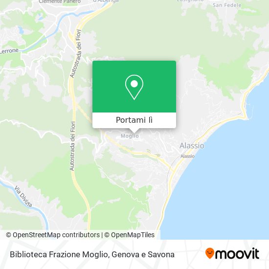 Mappa Biblioteca Frazione Moglio