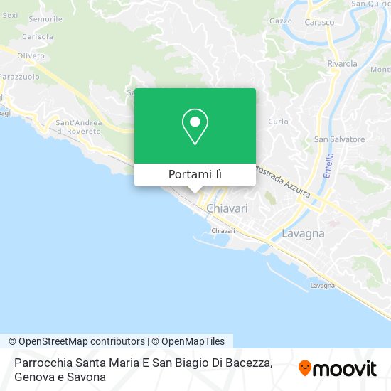 Mappa Parrocchia Santa Maria E San Biagio Di Bacezza