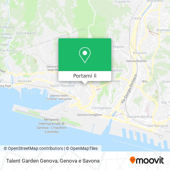 Mappa Talent Garden Genova