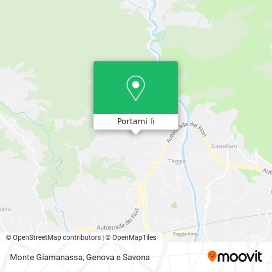 Mappa Monte Giamanassa