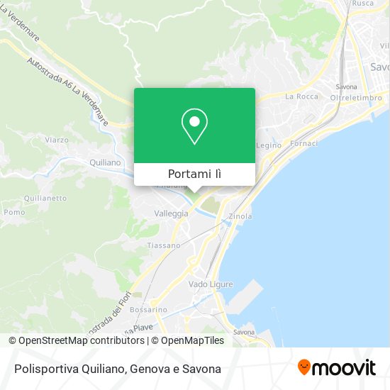 Mappa Polisportiva Quiliano