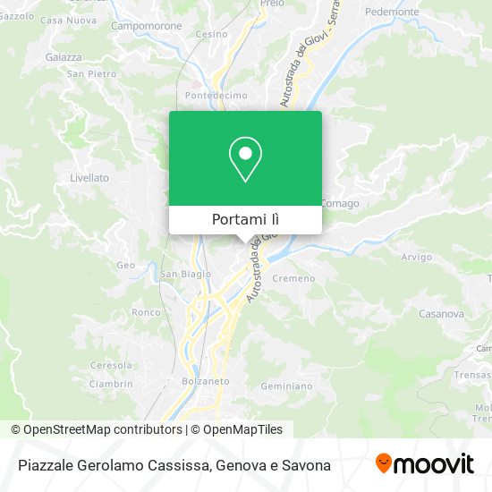 Mappa Piazzale Gerolamo Cassissa