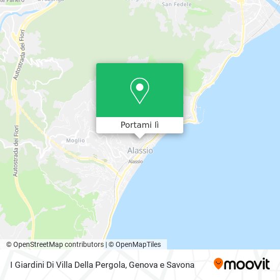 Mappa I Giardini Di Villa Della Pergola