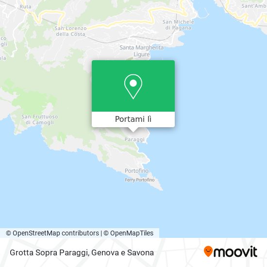 Mappa Grotta Sopra Paraggi