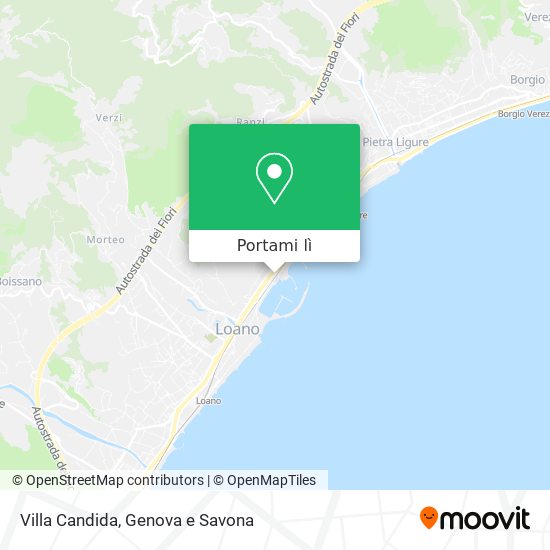 Mappa Villa Candida