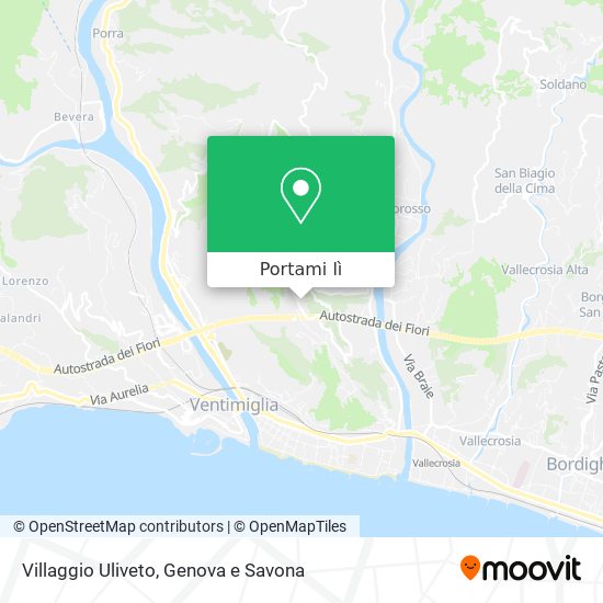Mappa Villaggio Uliveto