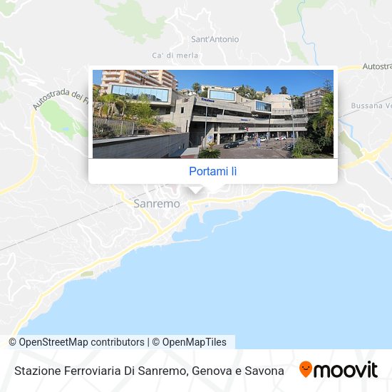 Mappa Stazione Ferroviaria Di Sanremo