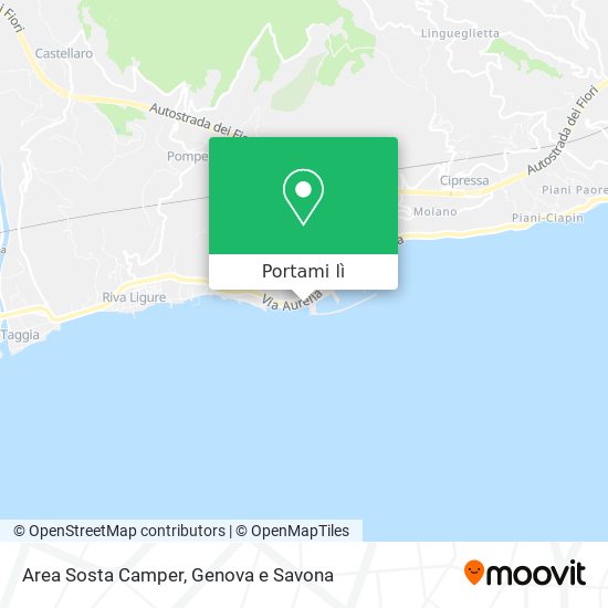 Mappa Area Sosta Camper