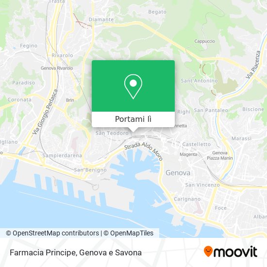 Mappa Farmacia Principe