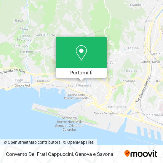 Mappa Convento Dei Frati Cappuccini