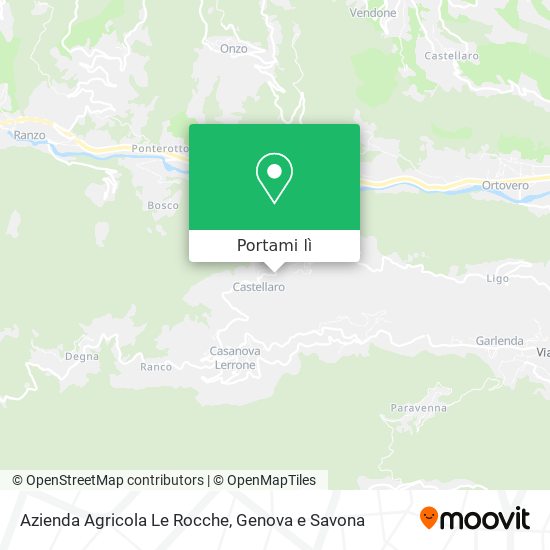 Mappa Azienda Agricola Le Rocche