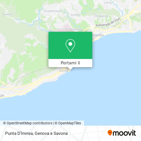 Mappa Punta D'Invrea