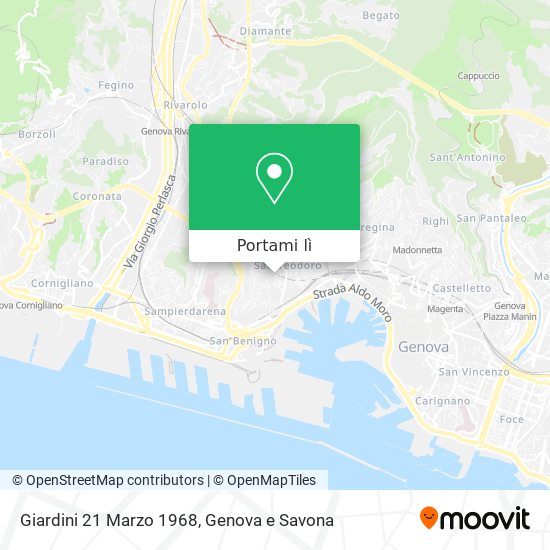 Mappa Giardini 21 Marzo 1968
