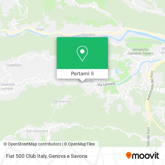 Mappa Fiat 500 Club Italy