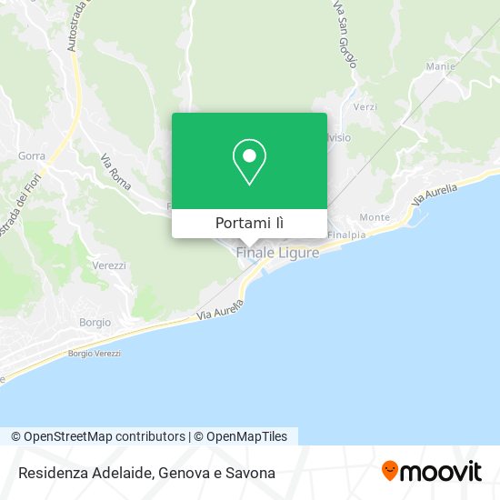 Mappa Residenza Adelaide